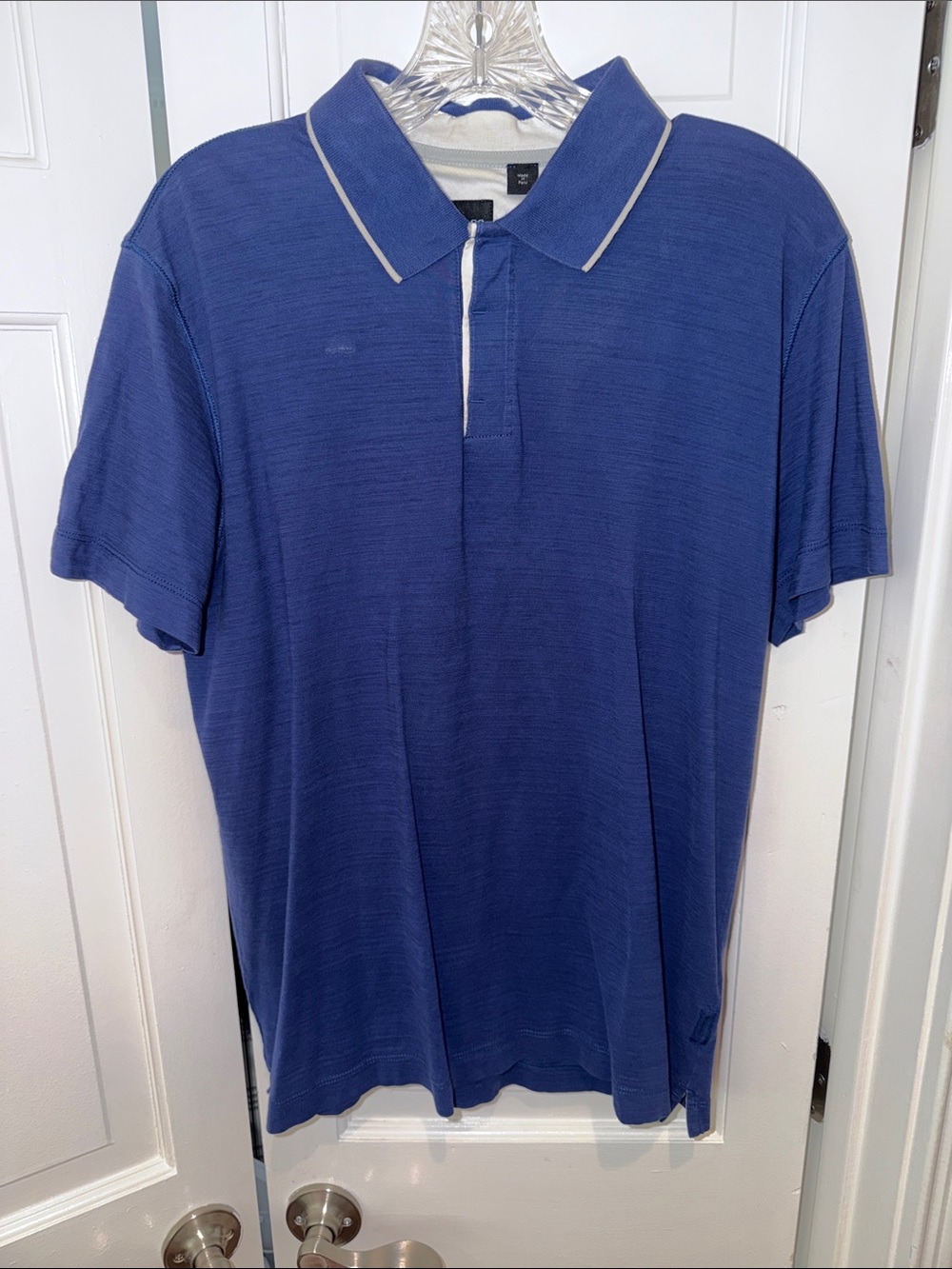 Boss Men's Royal Blue Polo with Contrast Trim